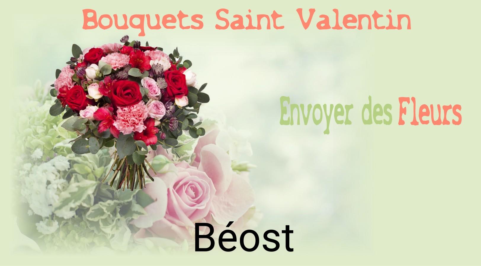 Roses de Saint-Valentin livrées à Béost